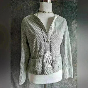 Coastal Seersucker Basics Belted Jacket